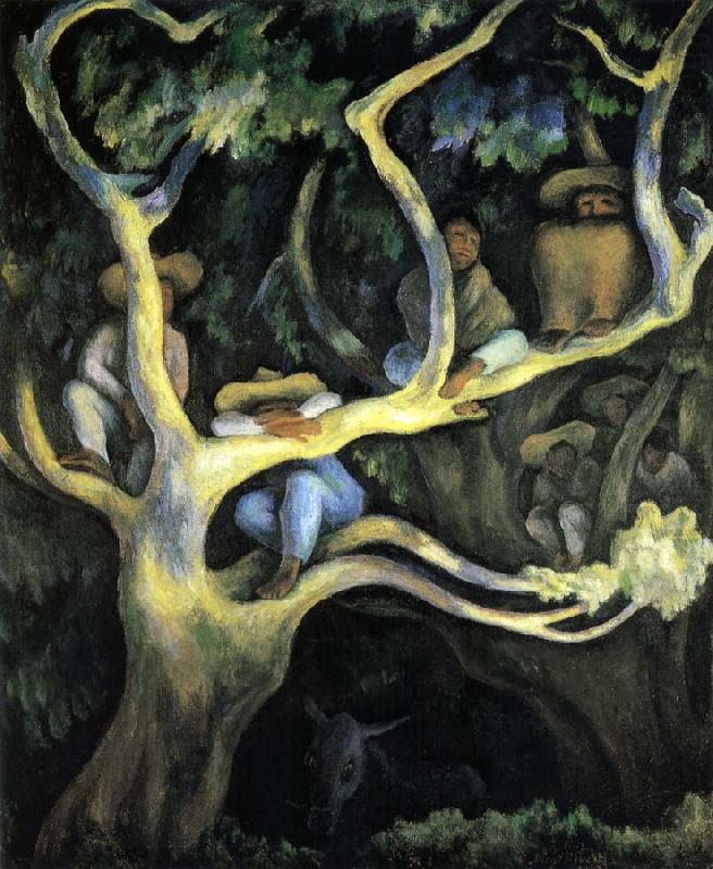 Landscape of night, Diego Rivera